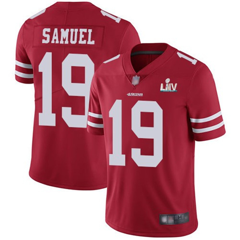 Nike 49ers 19 Deebo Samuel Red 2020 Super Bowl LIV Vapor Untouchable Limited Jersey