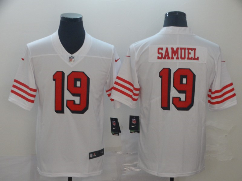 Nike 49ers 19 Deebo Samuel White Color Rush Vapor Untouchable Limited Jesey