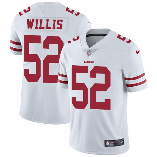  49ers 52 Patrick Willis White Vapor Untouchable Player Limited Jersey