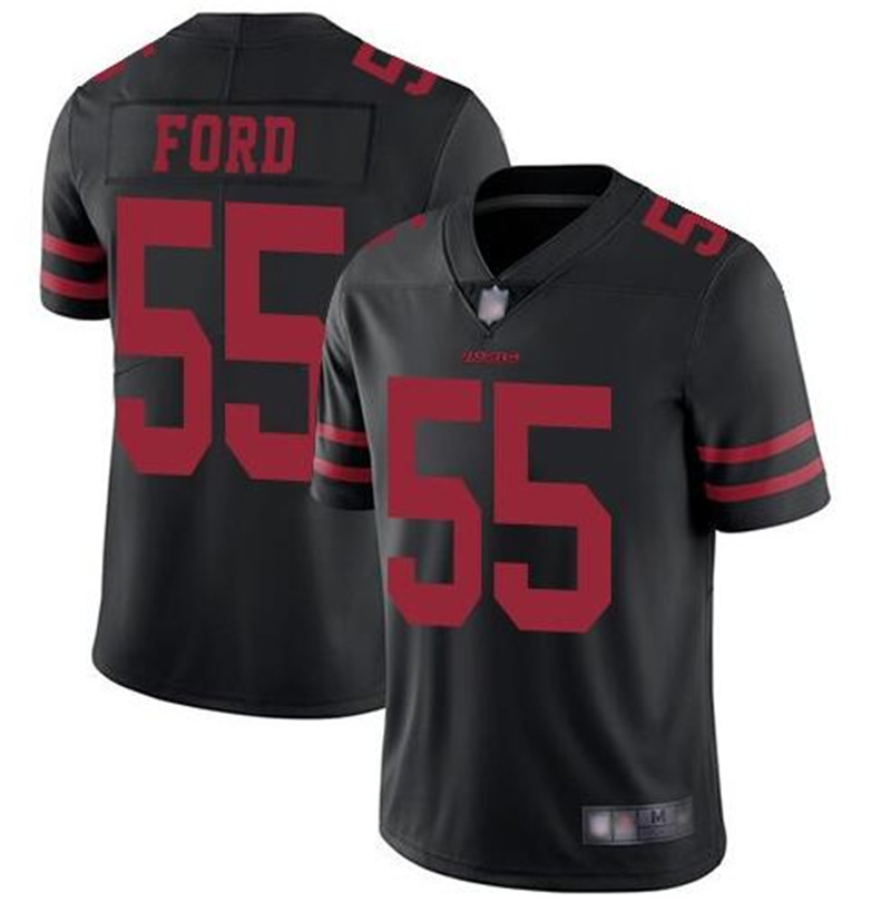 Nike 49ers 55 Dee Ford Black Vapor Untouchable Limited Jersey