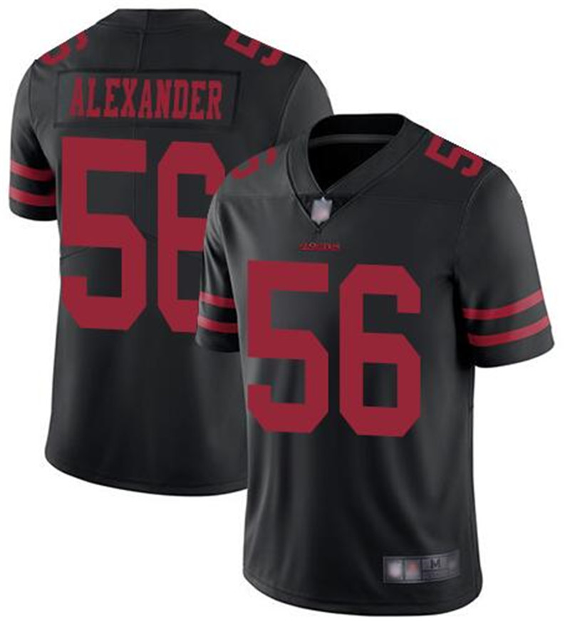Nike 49ers 56 Kwon Alexander Black Vapor Untouchable Limited Jersey