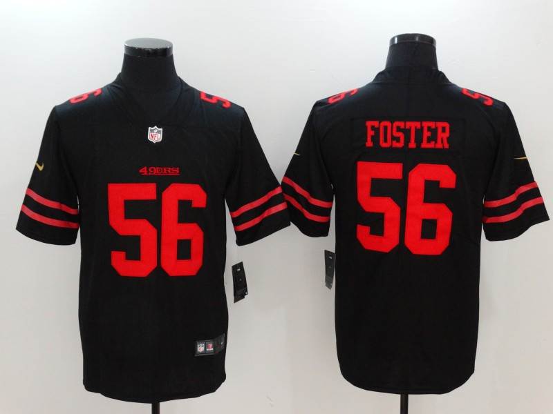  49ers 56 Reuben Foster Black Vapor Untouchable Player Limited Jersey