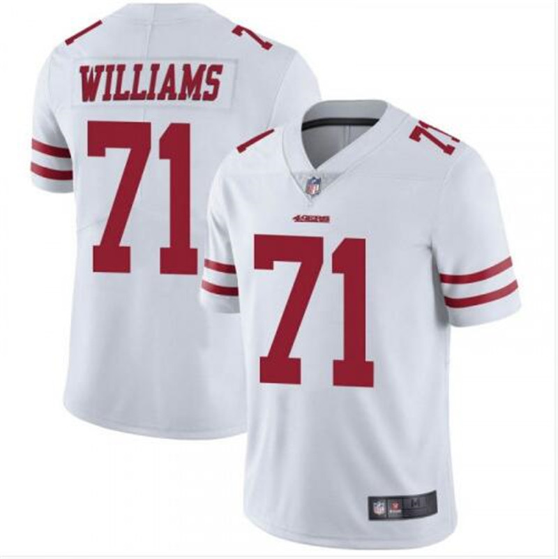 Nike 49ers 71 Trent Williams White Vapor Untouchable Limited Jersey
