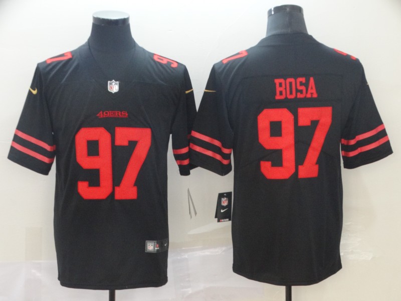 Nike 49ers 97 Nick Bosa Black Youth 2019 NFL Draft First Round Pick Vapor Untouchable Limited Jersey