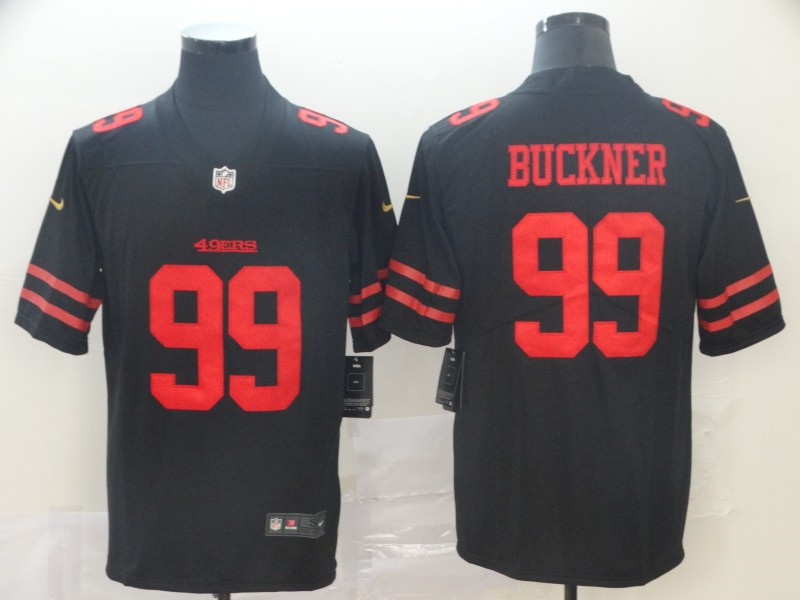 Nike 49ers 99 DeForest Buckner Black Vapor Untouchable Limited Jersey
