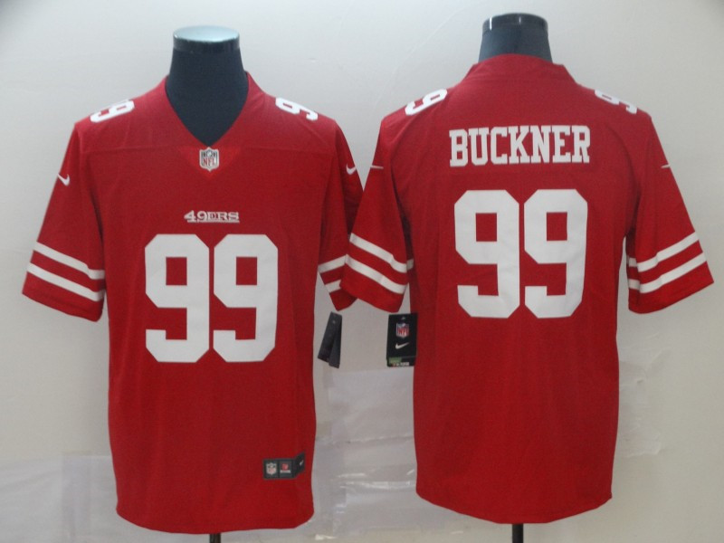 Nike 49ers 99 DeForest Buckner Red Vapor Untouchable Limited Jersey