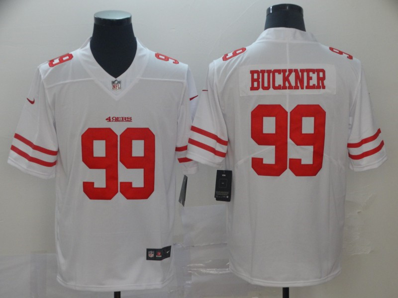 Nike 49ers 99 DeForest Buckner White Vapor Untouchable Limited Jersey