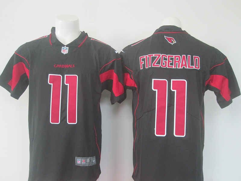  Arizona Cardinals 11 Larry Fitzgerald Black Color Rush Limited Jersey