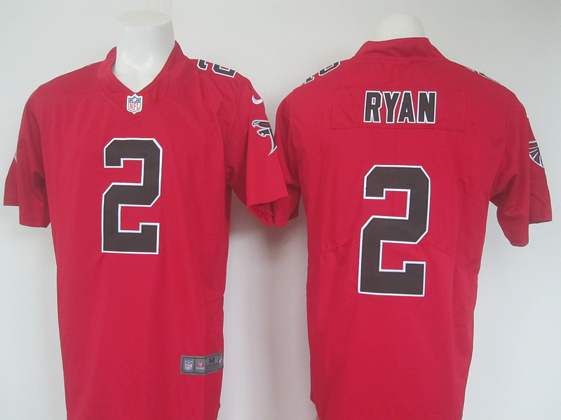  Atlanta Falcons 2 Matt Ryan Red Color Rush Limited Stitched NFL Jersey