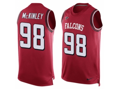  Atlanta Falcons 98 Takkarist McKinley Limited Red Player Name Number Tank Top NFL Jersey