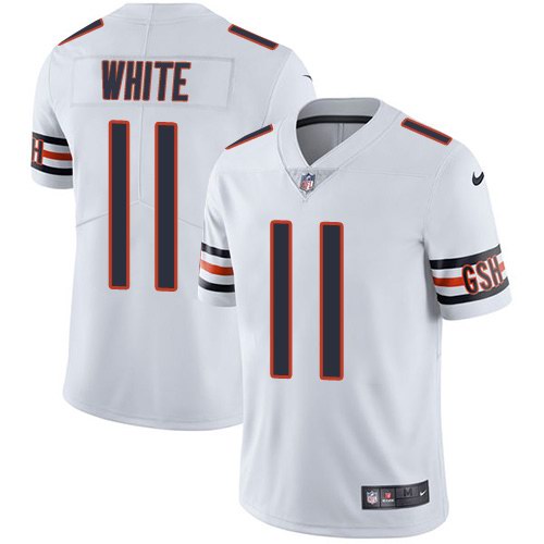  Bears 11 Kevin White White Vapor Untouchable Limited Jersey