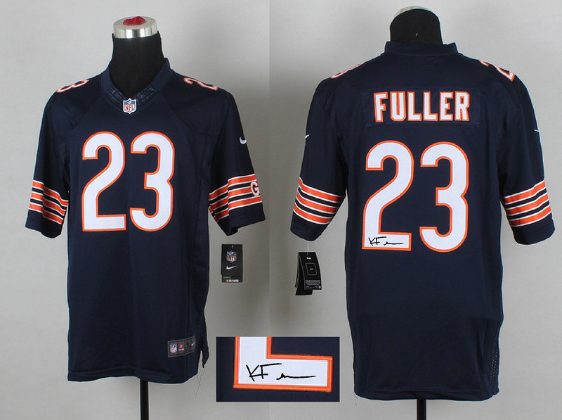  Bears 23 Kyle Fuller Navy Signature Edition Elite Jersey