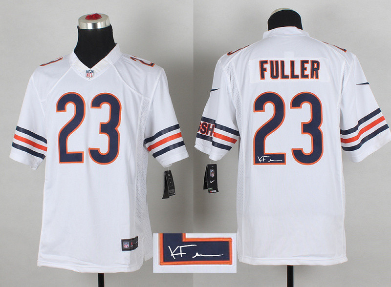 Bears 23 Kyle Fuller White Signature Edition Elite Jersey