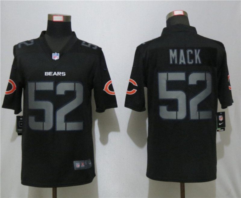 Nike Bears 52 Khalil Mack Black Vapor Impact Limited Jersey