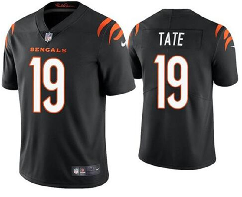 Nike Bengals 19 Auden Tate Black Vapor Untouchable Limited Jersey
