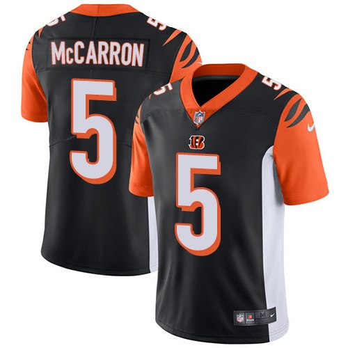  Bengals 5 AJ McCarron Black Vapor Untouchable Limited Jersey