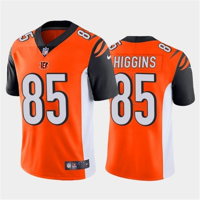 Nike Bengals 85 Tee Higgins Orange 2020 NFL Draft First Round Pick Vapor Untouchable Limited Jersey