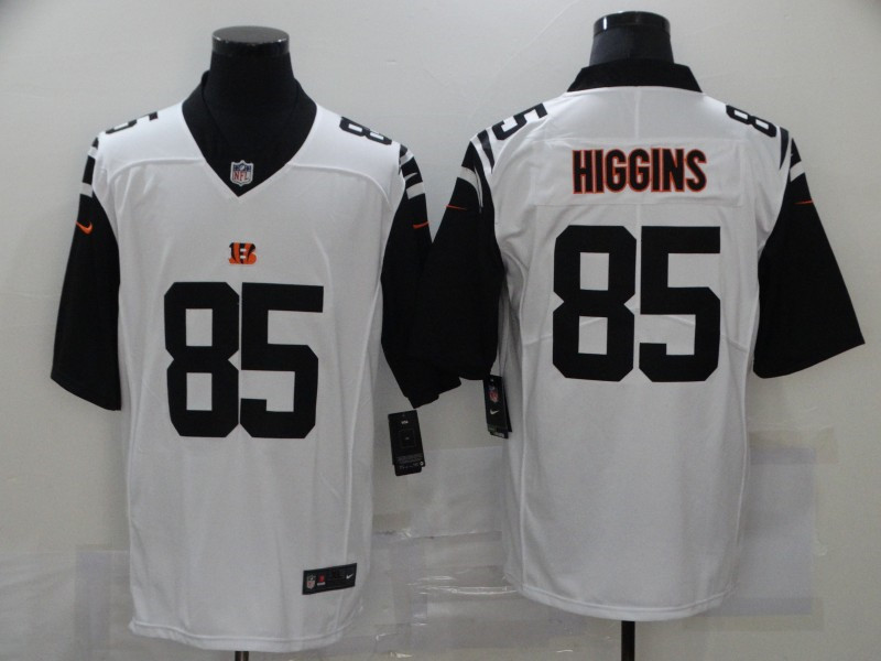 Nike Bengals 85 Tee Higgins White Color Rush Limited Jersey