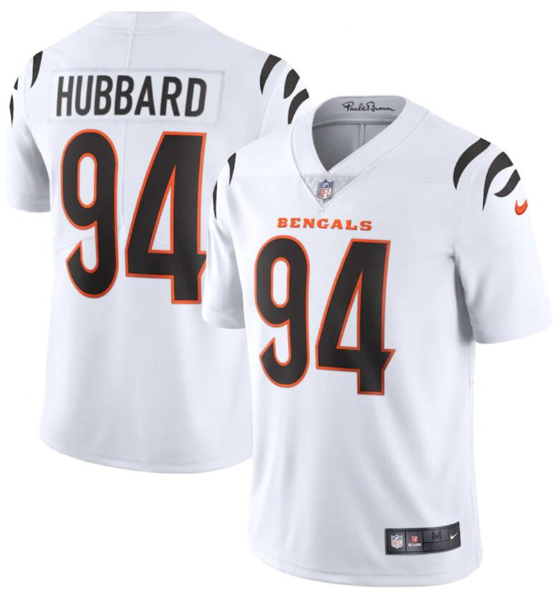 Nike Bengals 94 Sam Hubbard White Vapor Limited Jersey