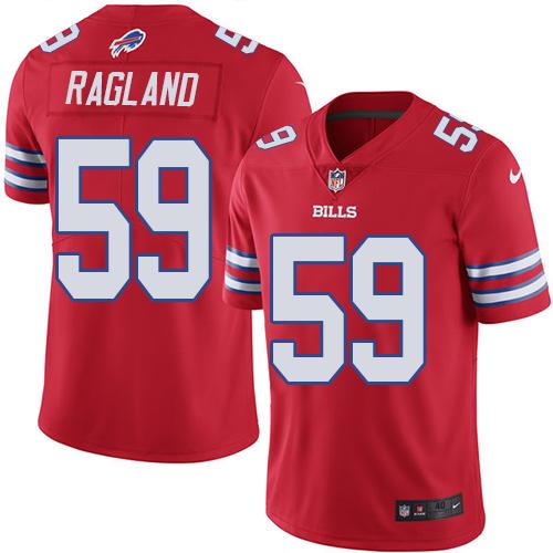  Bills 59 Reggie Ragland Red Men Stitched NFL Elite Rush Jersey