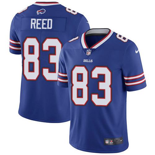  Bills 83 Andre Reed Royal Vapor Untouchable Player Limited Jersey