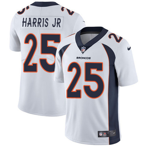  Broncos 25 Chris Harris Jr White Vapor Untouchable Player Limited Jersey