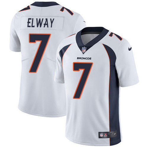  Broncos 7 John Elway White Vapor Untouchable Player Limited Jersey