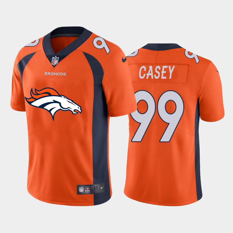 Nike Broncos 99 Jurrell Casey Orange Team Big Logo Vapor Untouchable Limited Jersey