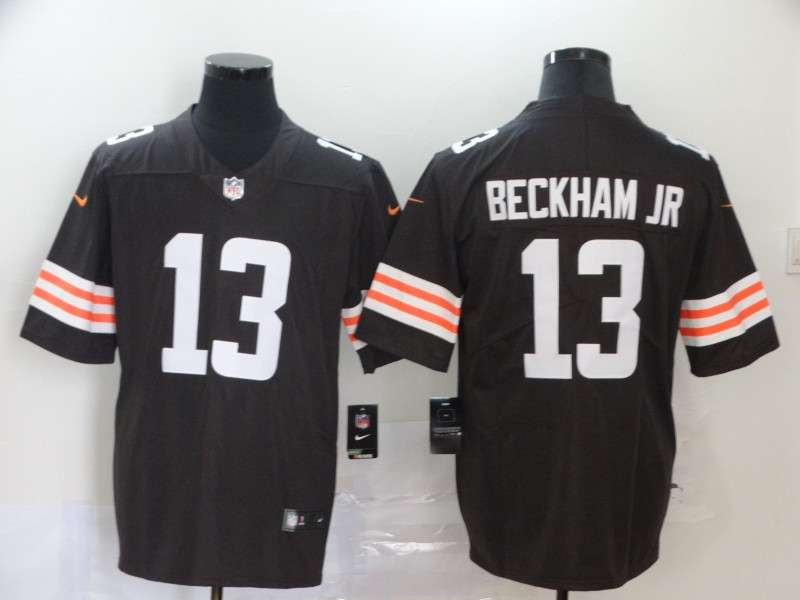 Nike Browns 13 Odell Beckham Jr. Brown 2020 New Vapor Untouchable Limited Jersey