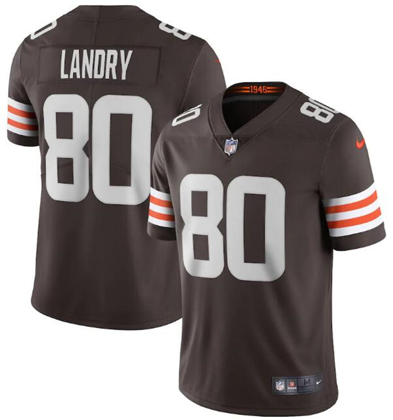 Nike Browns 80 Jarvis Landry Brown 2020 New Vapor Untouchable Limited Jersey