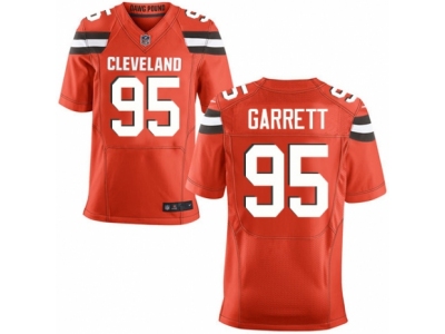  Browns 95 Myles Garrett Orange Alternate Men Stitched NFL New Elite Jersey