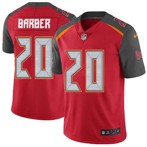  Buccaneers 20 Ronde Barber Red Vapor Untouchable Player Limited Jersey