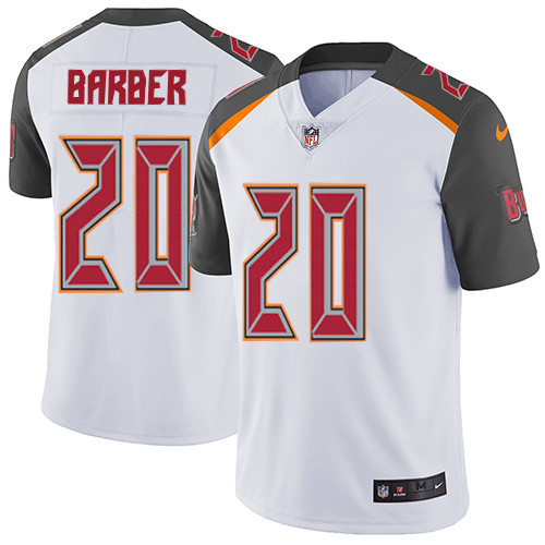  Buccaneers 20 Ronde Barber White Vapor Untouchable Player Limited Jersey