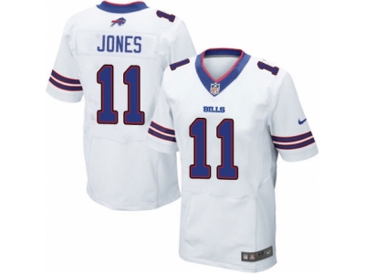  Buffalo Bills 11 Zay Jones Elite White NFL Jersey