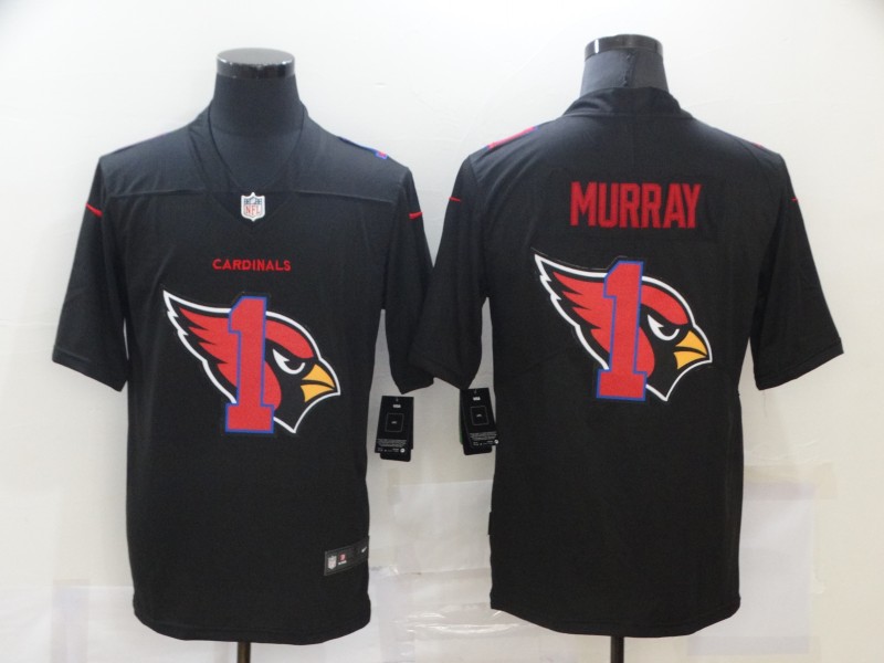 Nike Cardinals 1 Kyler Murray Black Shadow Logo Limited Jersey