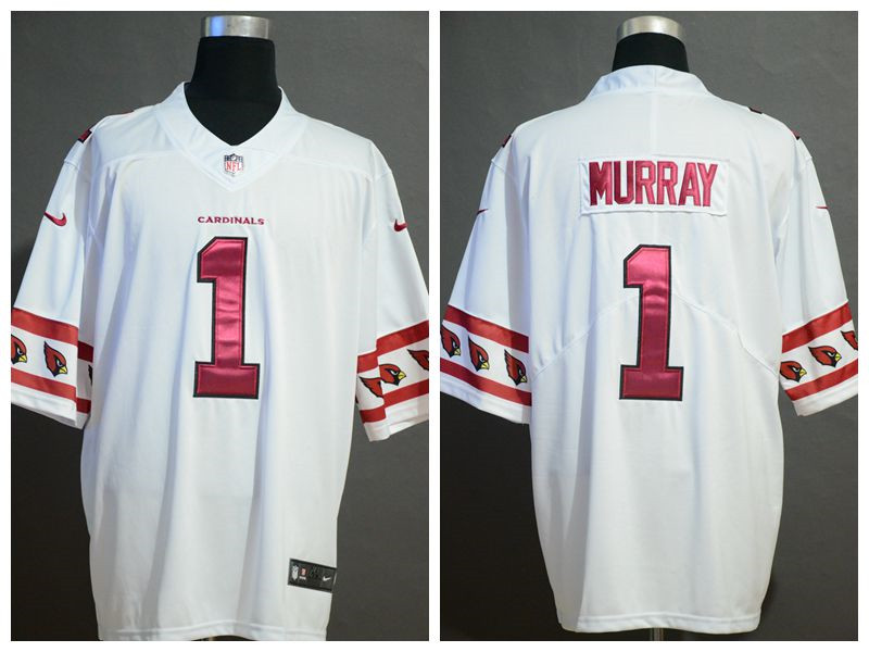 طول المتر Nike Cardinals 1 Kyler Murray White Fashion Logo Vapor Untouchable ... طول المتر