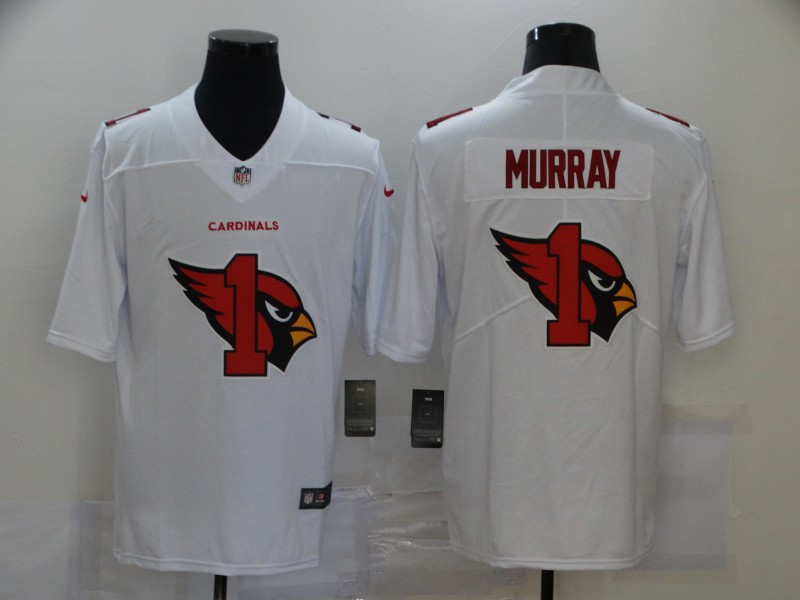 Nike Cardinals 1 Kyler Murray White Shadow Logo Limited Jersey