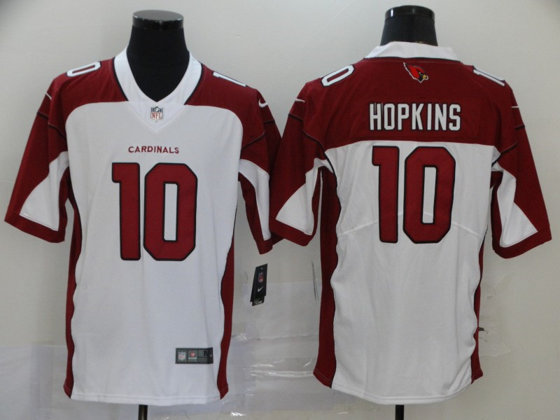 Nike Cardinals 10 DeAndre Hopkins White Vapor Untouchable Limited Jersey