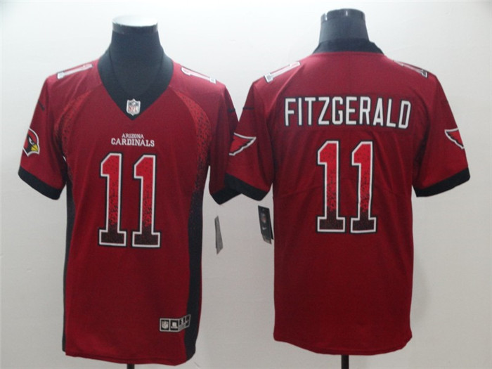  Cardinals 11 Larry Fitzgerald Red Drift Fashion Limited Jersey