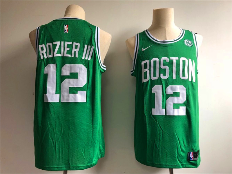  Celtics #12 Terry Rozier Green NBA Swingman Icon Edition Jersey