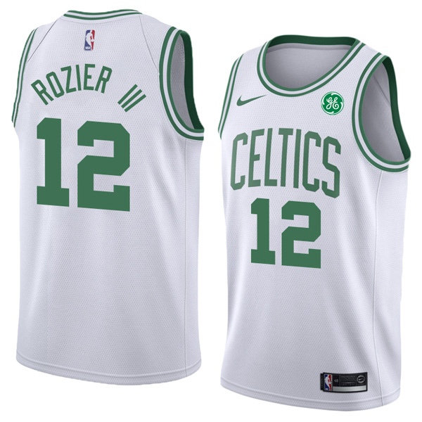  Celtics #12 Terry Rozier White NBA Swingman Icon Edition Jersey