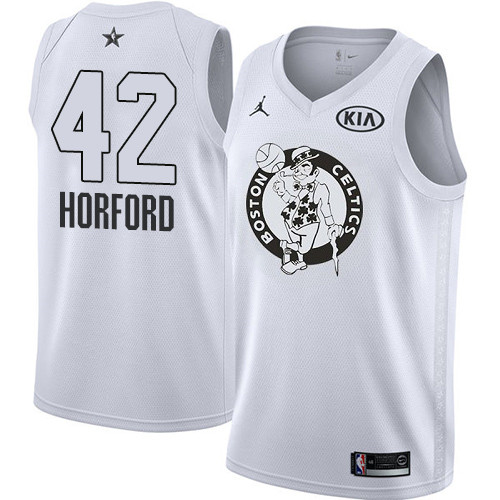  Celtics #42 Al Horford White NBA Jordan Swingman 2018 All Star Game Jersey