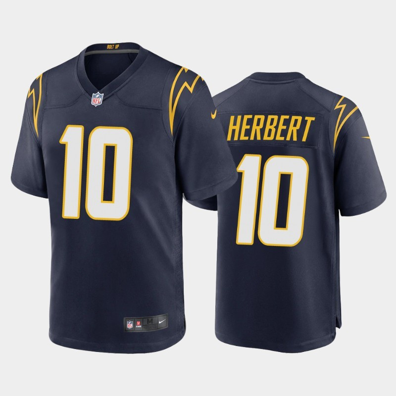 Nike Chargers 10 Justin Herbert Navy 2020 NFL Draft First Round Pick Vapor Untouchable Limited Jersey