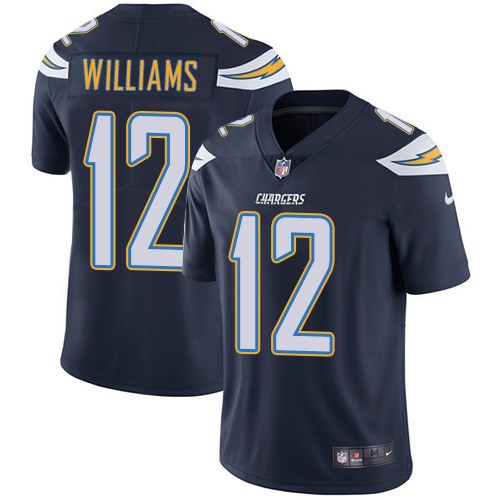  Chargers 12 Mike Williams Navy Vapor Untouchable Limited Jersey