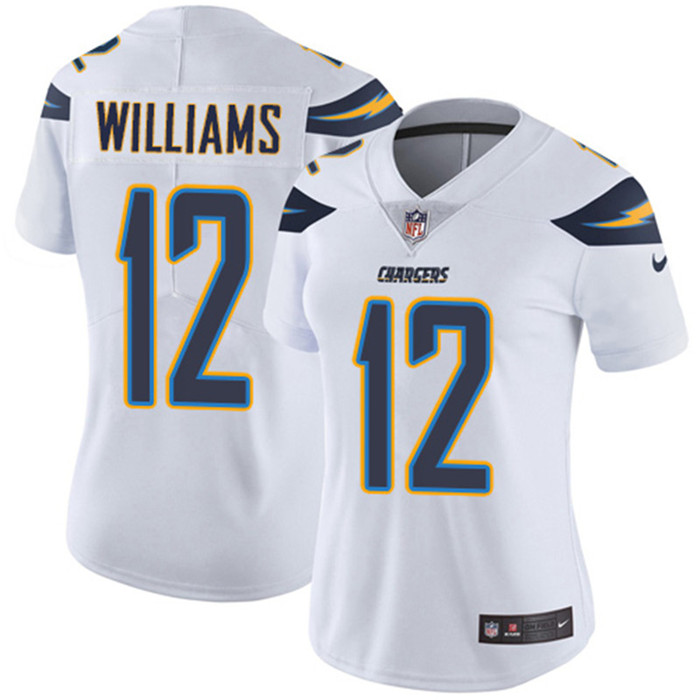  Chargers 12 Tyrell Williams White Women Vapor Untouchable Limited Jersey