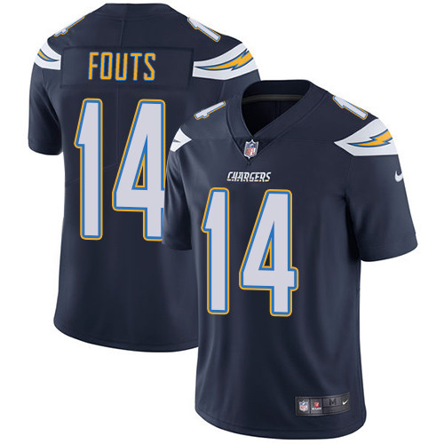  Chargers 14 Dan Fouts Navy Vapor Untouchable Player Limited Jersey