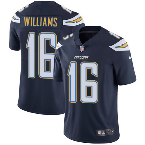  Chargers 16 Tyrell Williams Navy Vapor Untouchable Limited Jersey