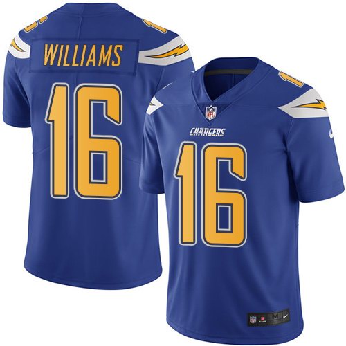  Chargers 16 Tyrell Williams Royal Color Rush Limited Jersey