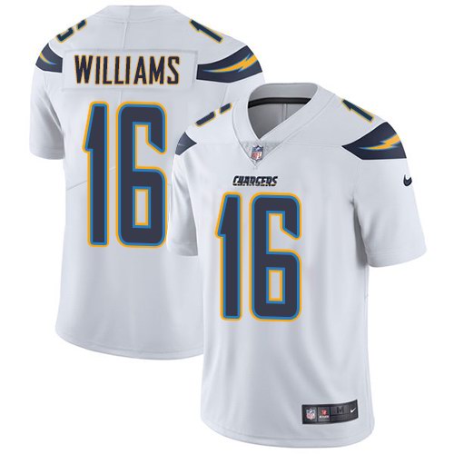  Chargers 16 Tyrell Williams White Vapor Untouchable Limited Jersey