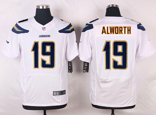 Chargers 19 Lance Alworth White Men Stitched NFL New Elite Jersey